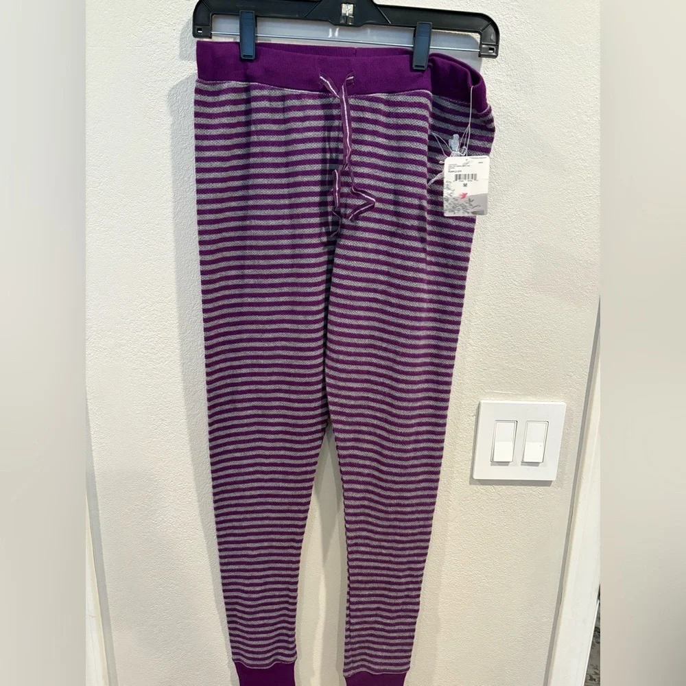 2-pc Disney’s Tinkerbell Purple and Gray Pajama Set Women’s Size Medium NWT 2012 - Picture 14 of 15